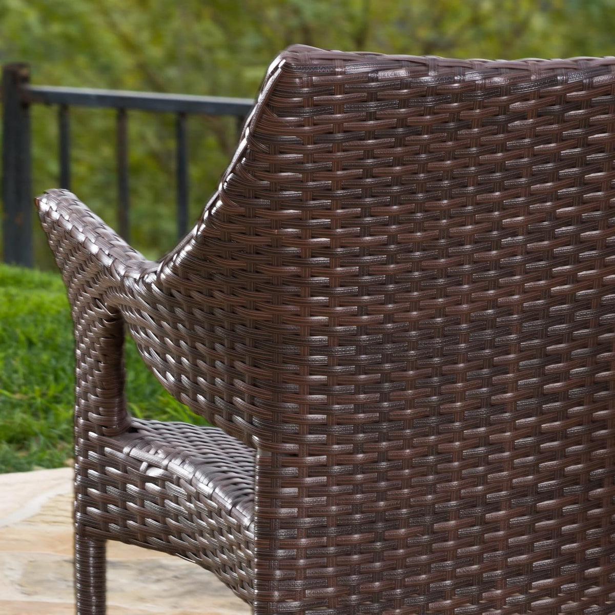 Outdoor Resin Chair, 52637.00MBRN KD MP4