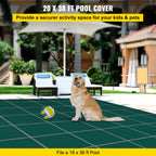 Inground Pool Safety Cover - 20 ft x 38 ft Rectangular
