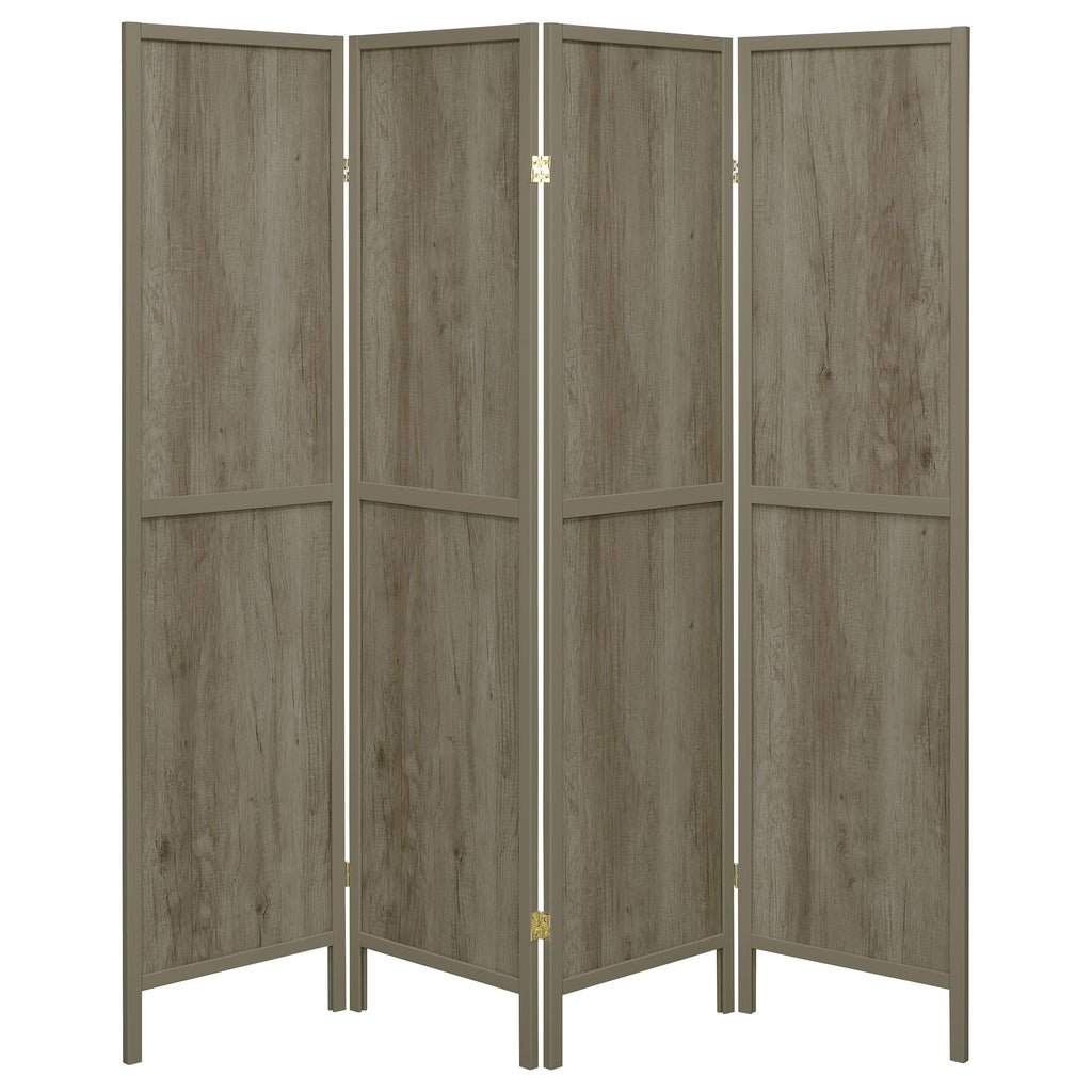 Grey Driftwood and Light Privacy Screen