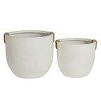 Round Concrete Planter Set of 2