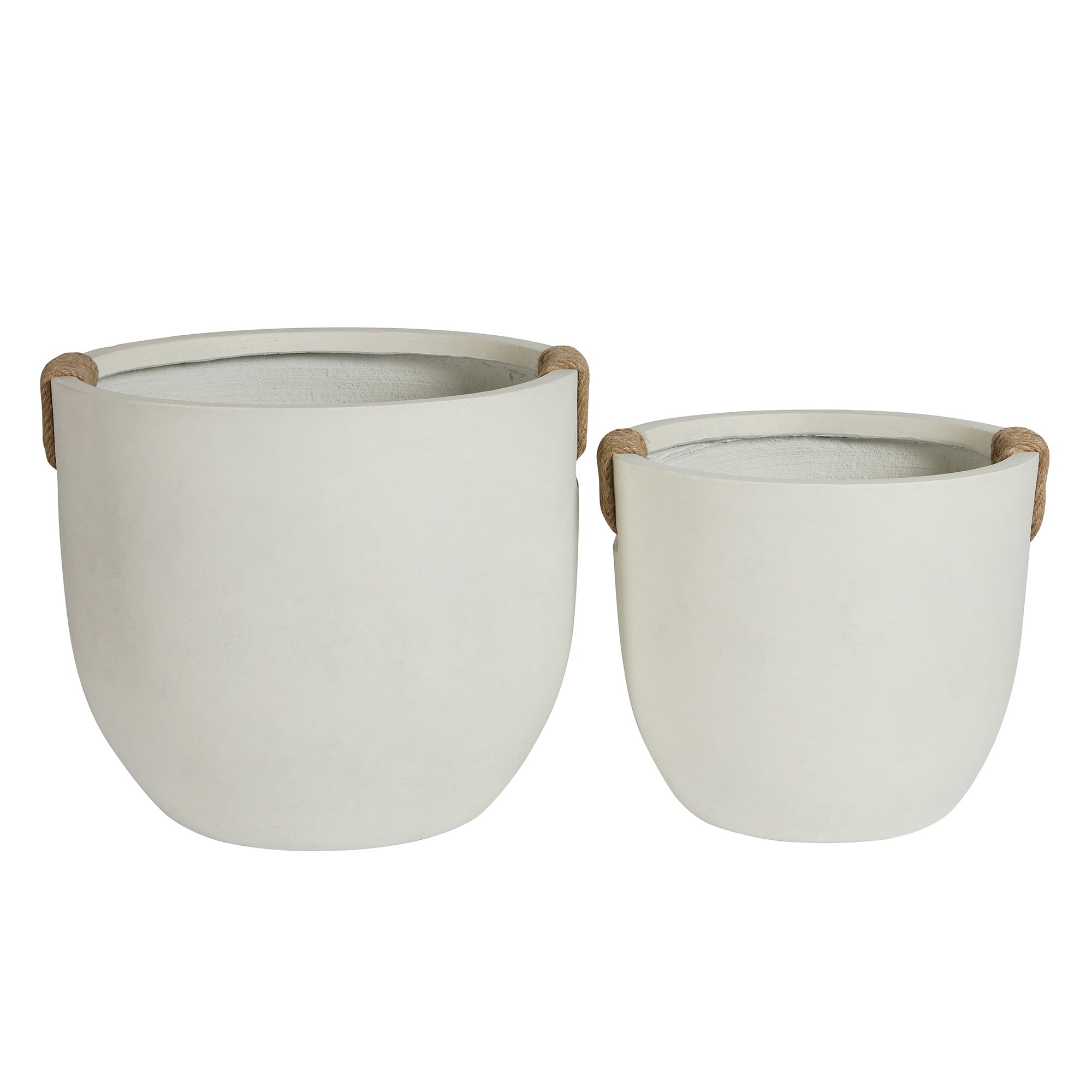 Round Concrete Planter Set of 2