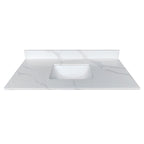 43-Inch Quartz Bathroom Vanity Top