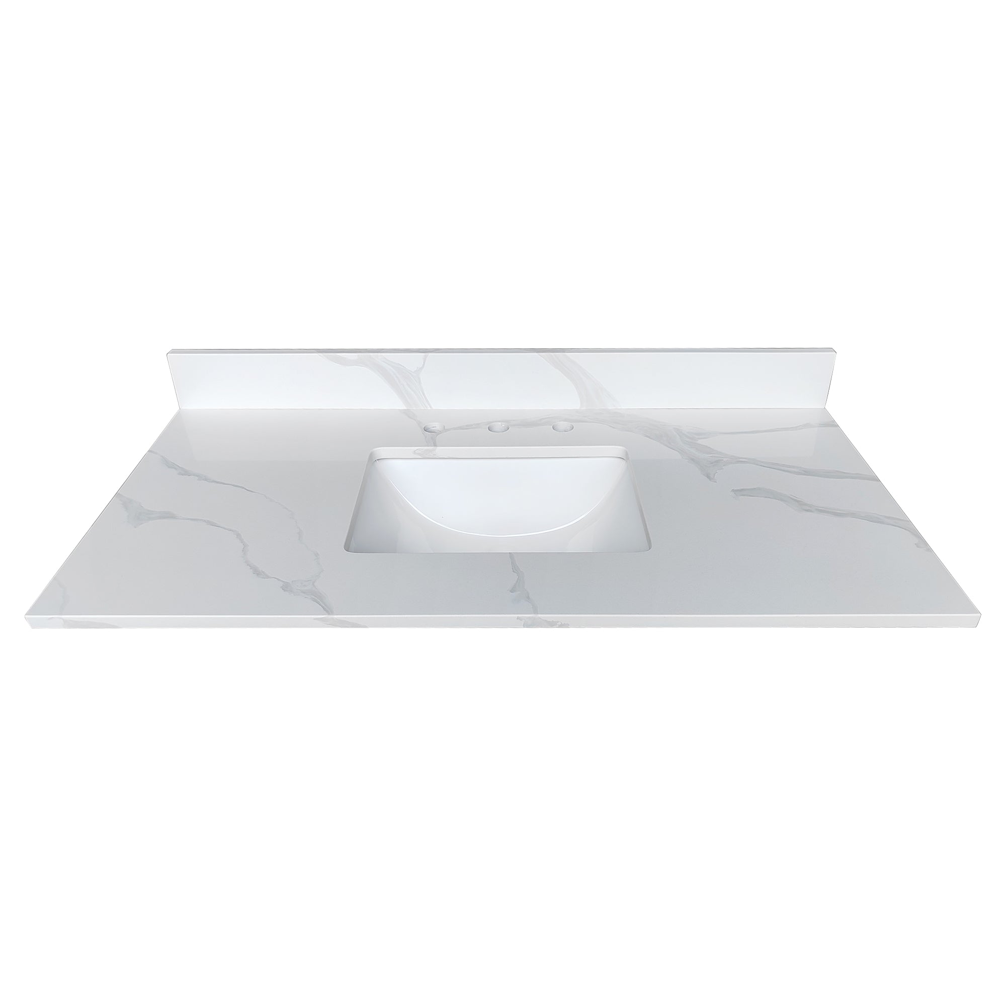 43-Inch Quartz Bathroom Vanity Top