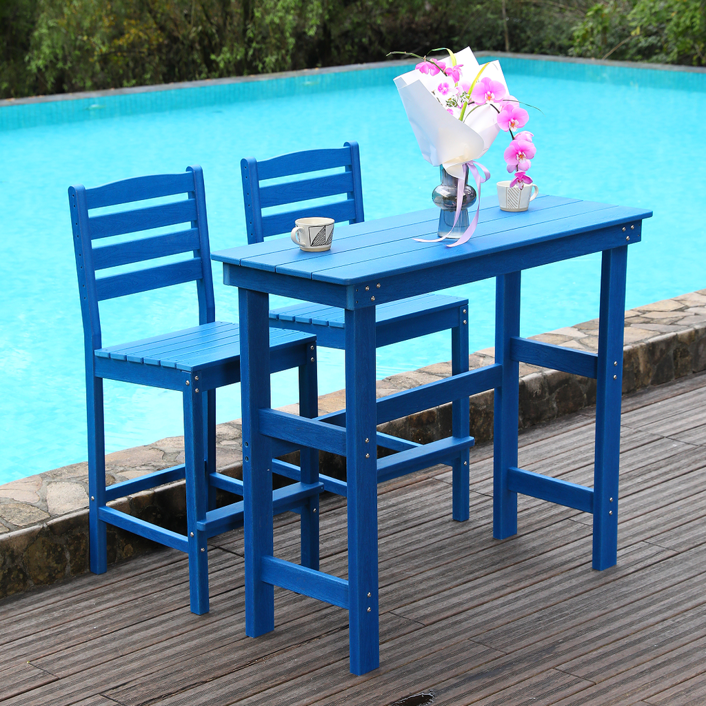 HDPE Type Outdoor Dining and Bar Table