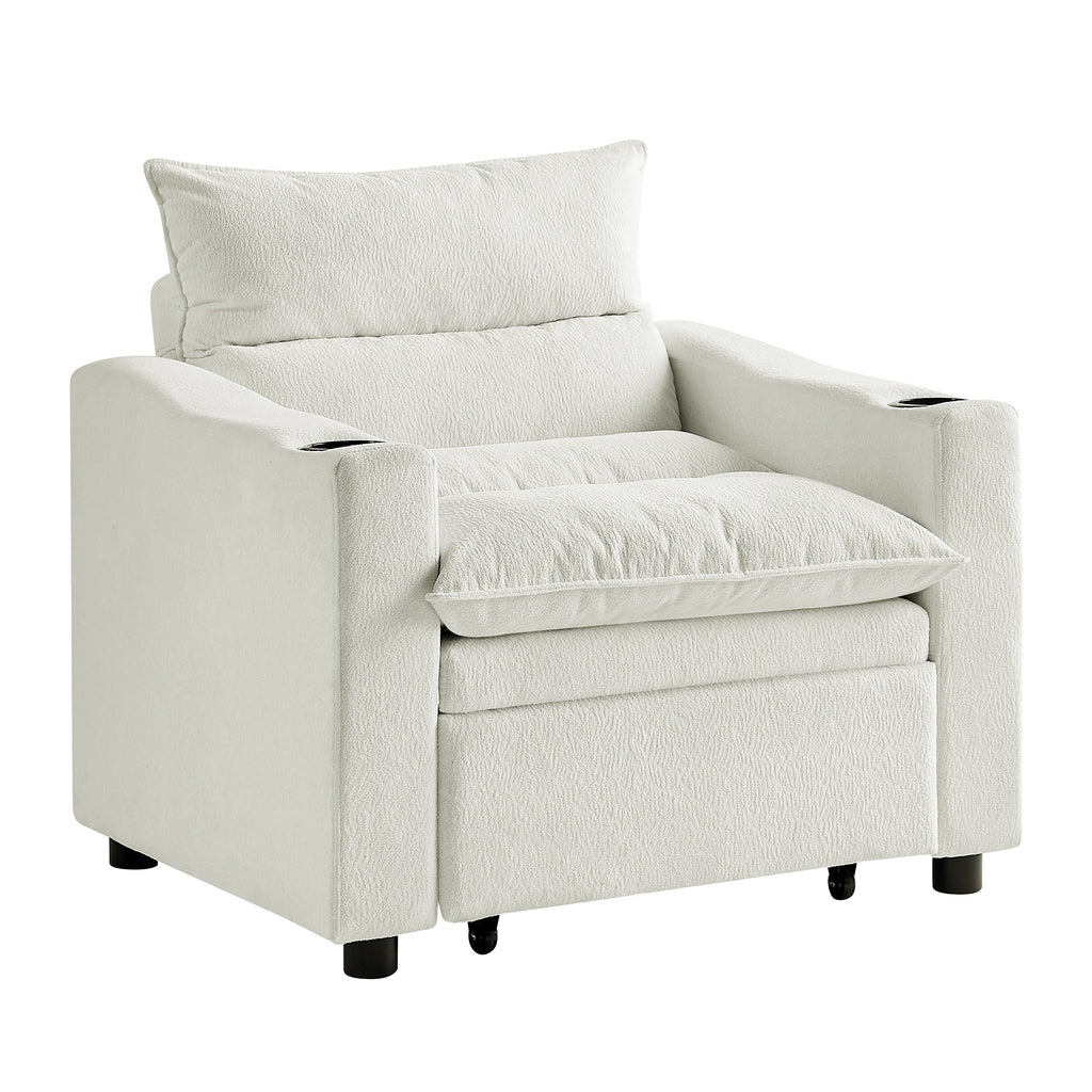 Sleeper Sofa Chair Bed, Convertible Sofa Chair 3-in-1