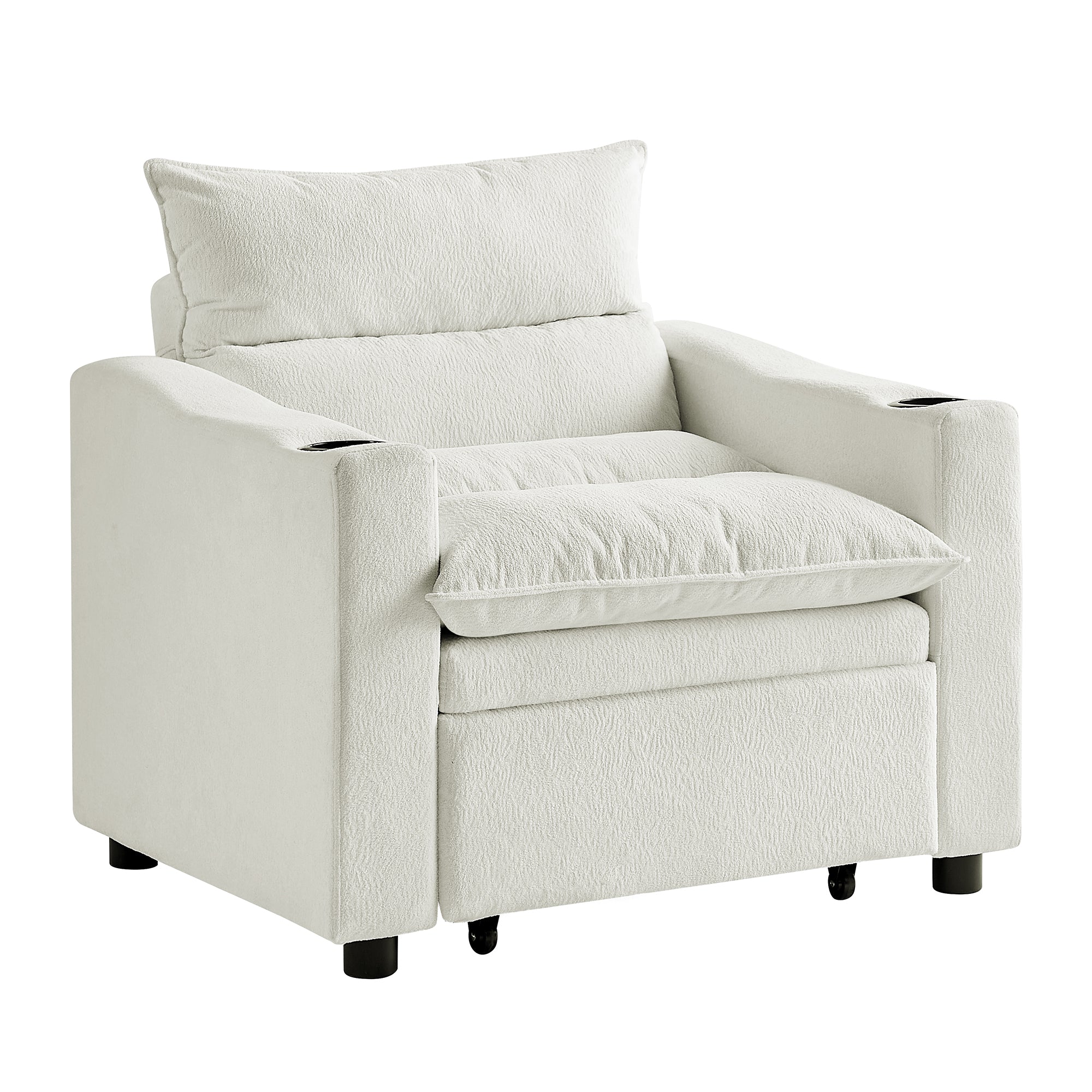 Sleeper Sofa Chair Bed, Convertible Sofa Chair 3-in-1
