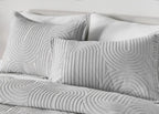 BedGear Performance Duvet Set, Queen - Grey/Racetrack