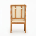 Set of 2 Rubber Wood Dining Chairs