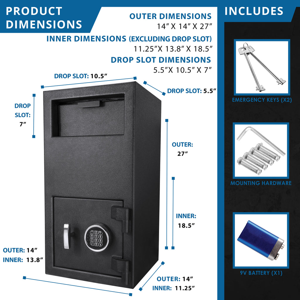 72 Cu Ft Keypad Depository Safe