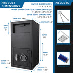 72 Cu Ft Keypad Depository Safe