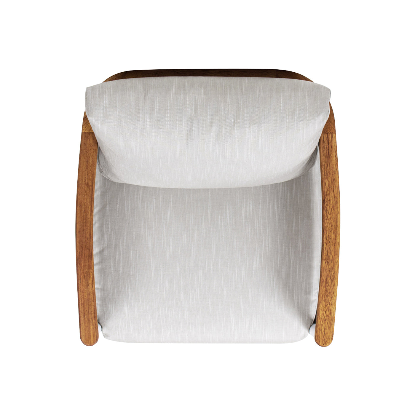 Rhodes 29" Upholstered Teak & Aluminum Patio Arm Chair