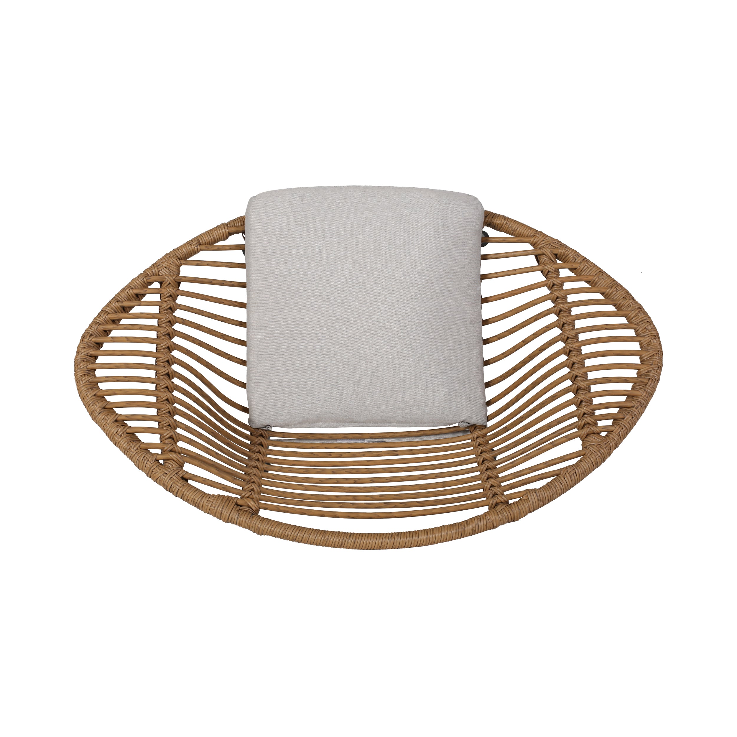 Engle Outdoor Woven Patio Chair with Cushions (Set of 2)