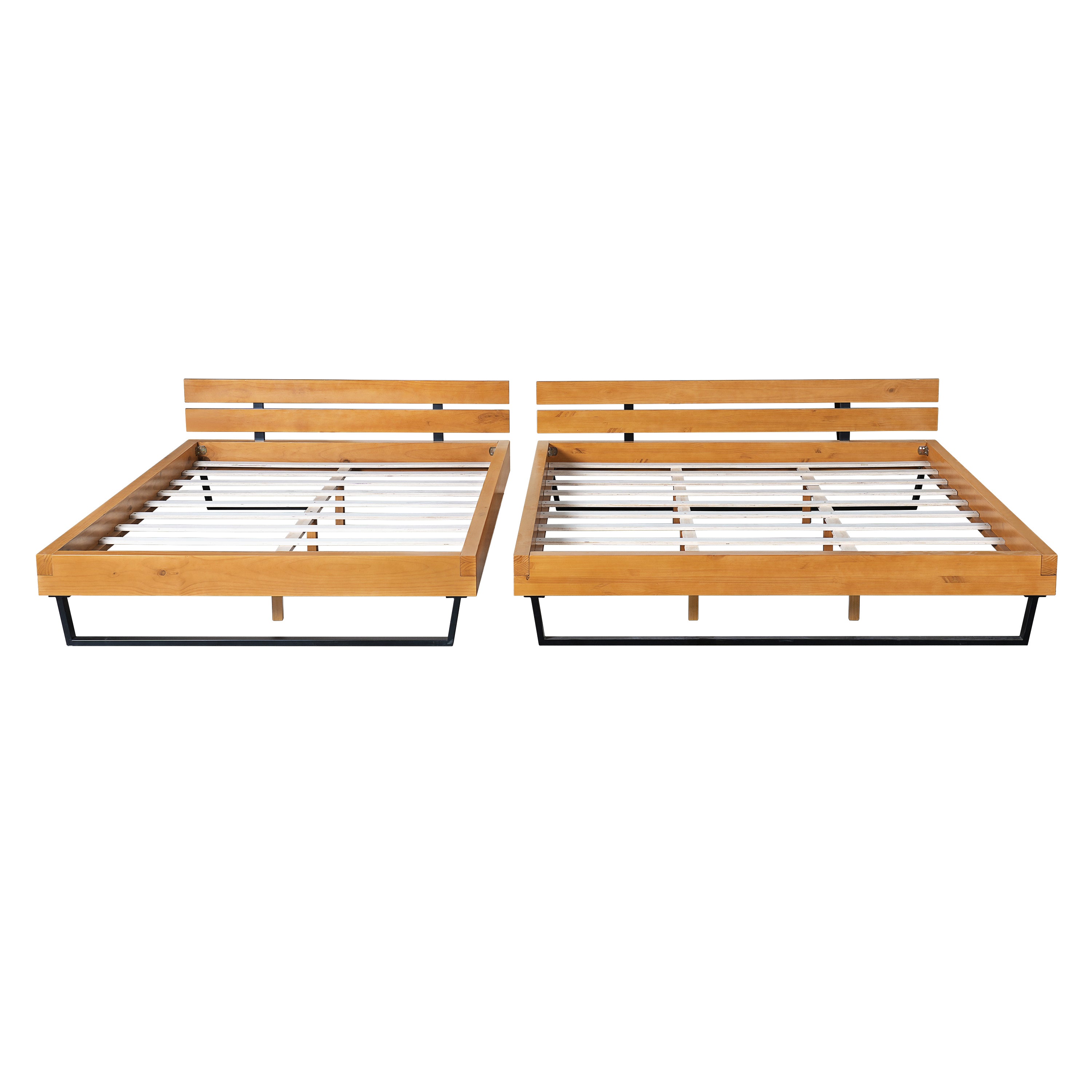 Pine Wood Bed Frame King Size