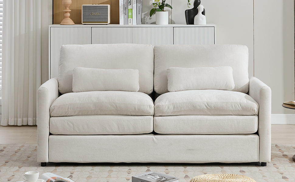68.1" Cozy Upholstered Loveseat Sofa