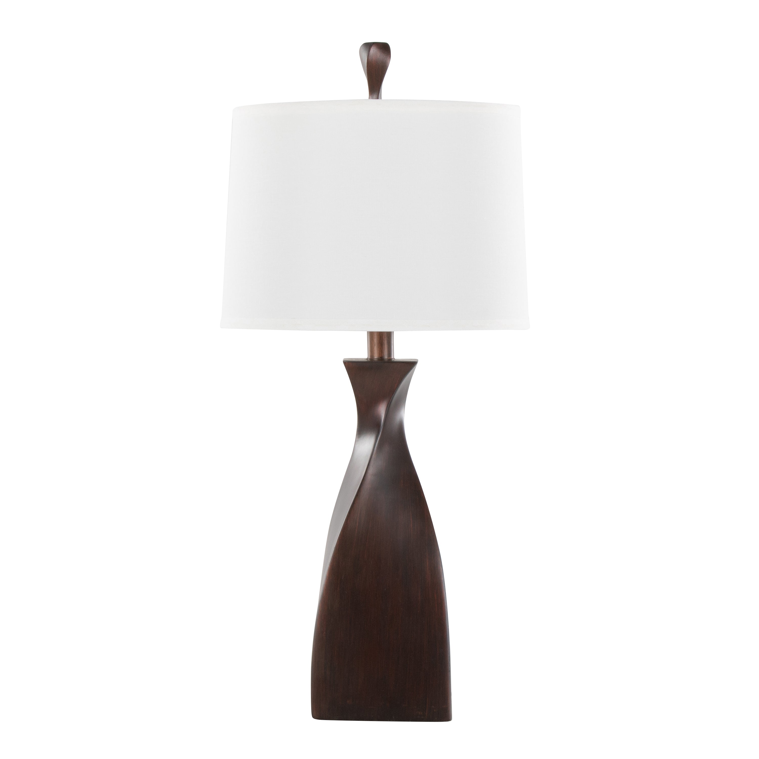 30" Contemporary Polyresin Table Lamp