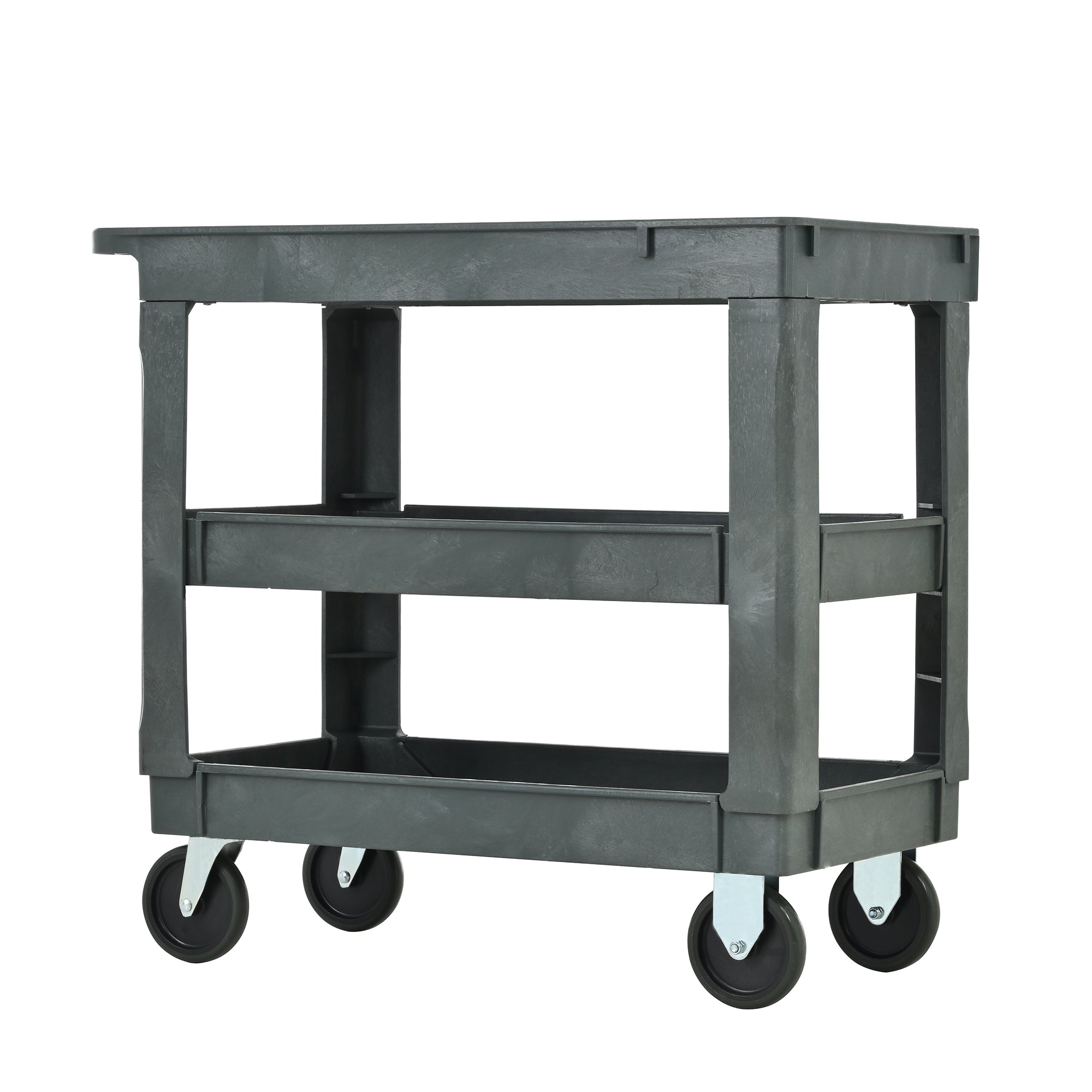 3 Layers Rolling Utility Cart with Wheels - Heavy-Duty Capacity