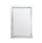 Nysa Mirrored & Faux Crystals Accent Mirror