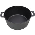 3 In 1 Pre-Seasoned Cast Iron Dutch Oven, 5 Quart