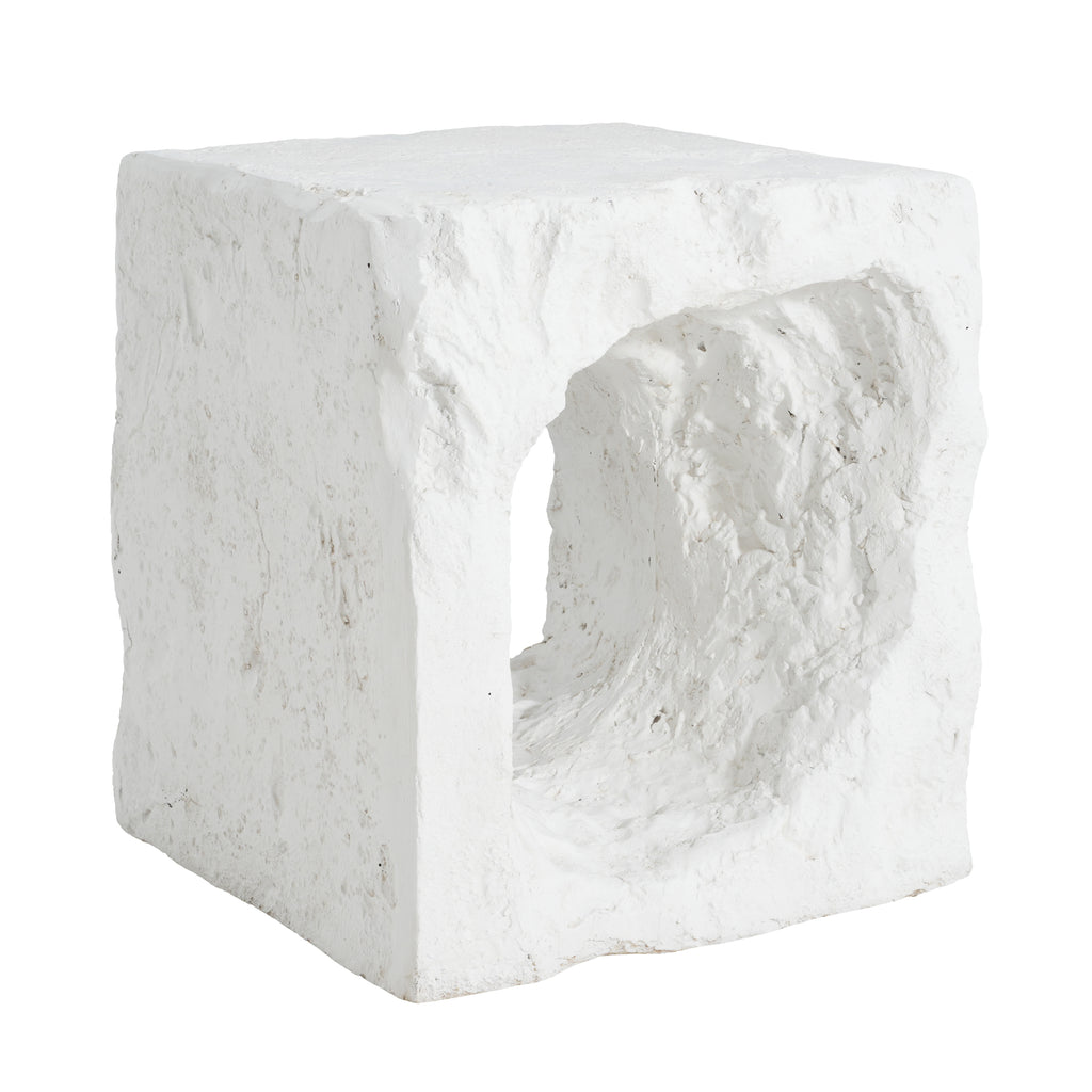 Lyra Outdoor Patio Karst Cave Inspired MGO Side Table