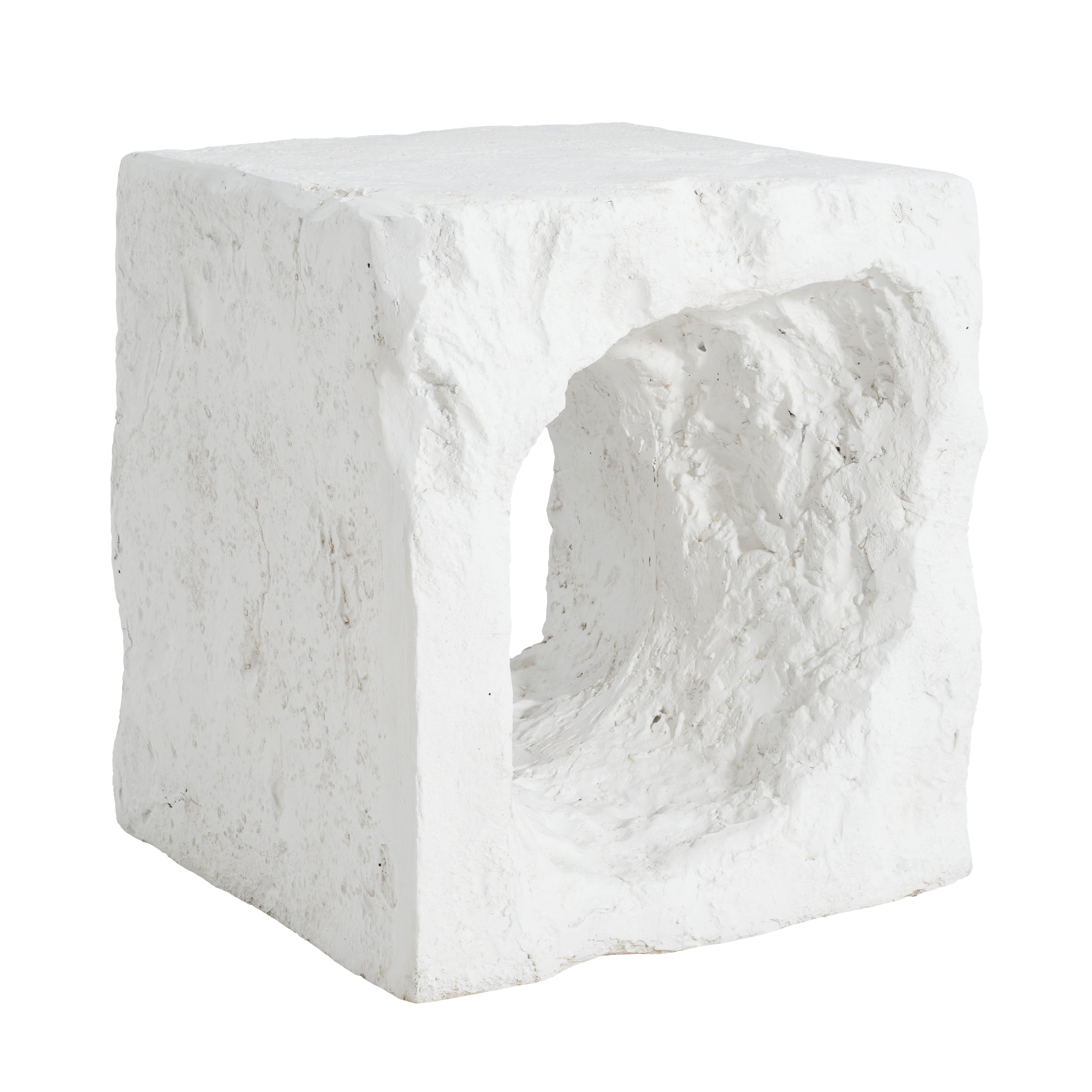 Lyra Outdoor Patio Karst Cave Inspired MGO Side Table