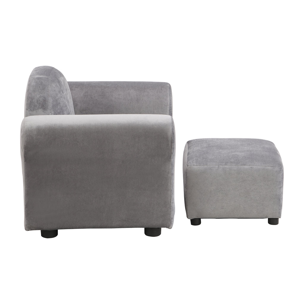 Kids Chair with Ottoman