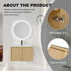 30" Floating Bathroom Vanity with Sink