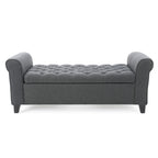 Hayes Armed Storage Bench