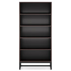70.87" 5-Tier Sandalwood Heavy Duty Bookshelf