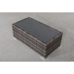 Fully Assembled 4-Person Wicker Patio Set with Cushions