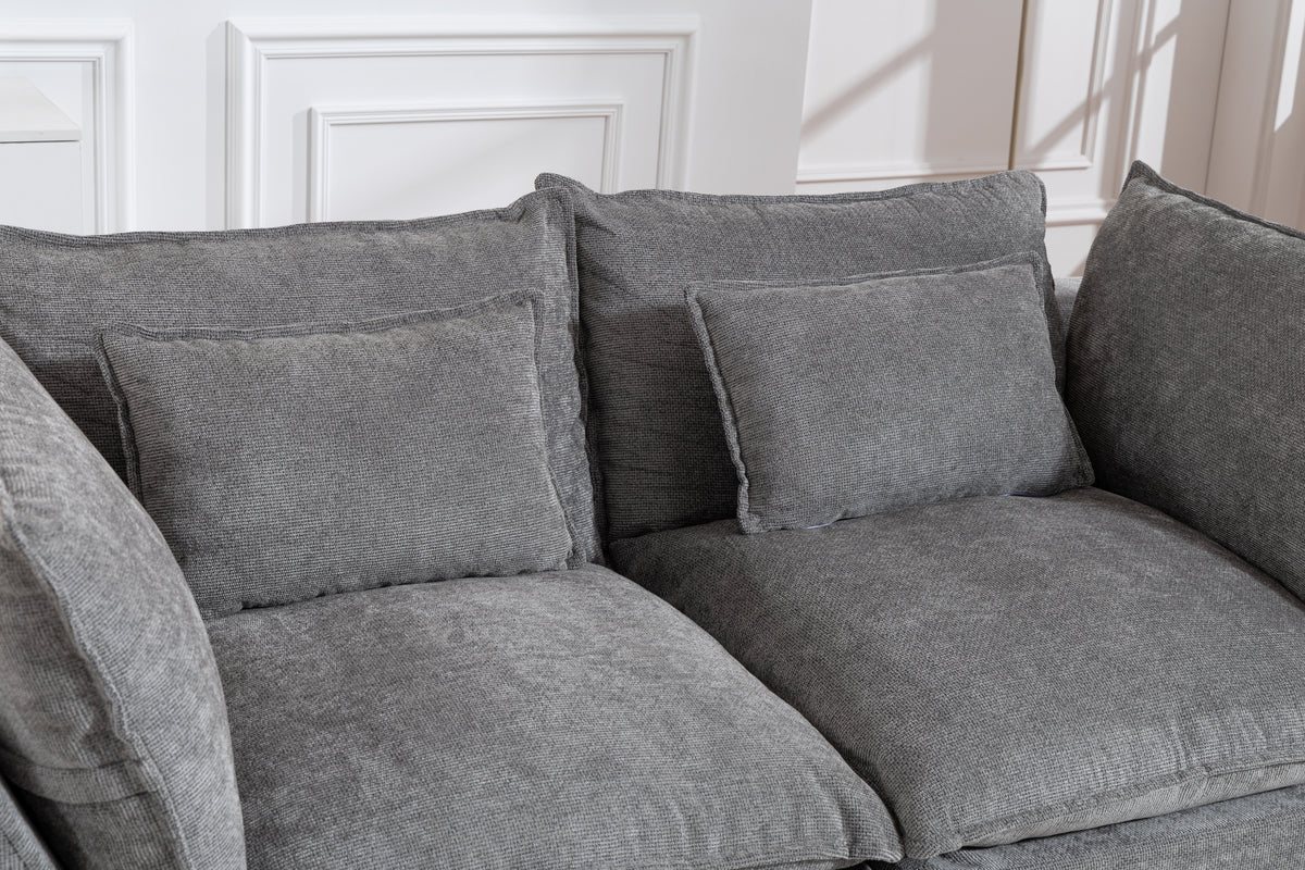74.8" Cloud Couch Oversized Modular Sectional Sofa