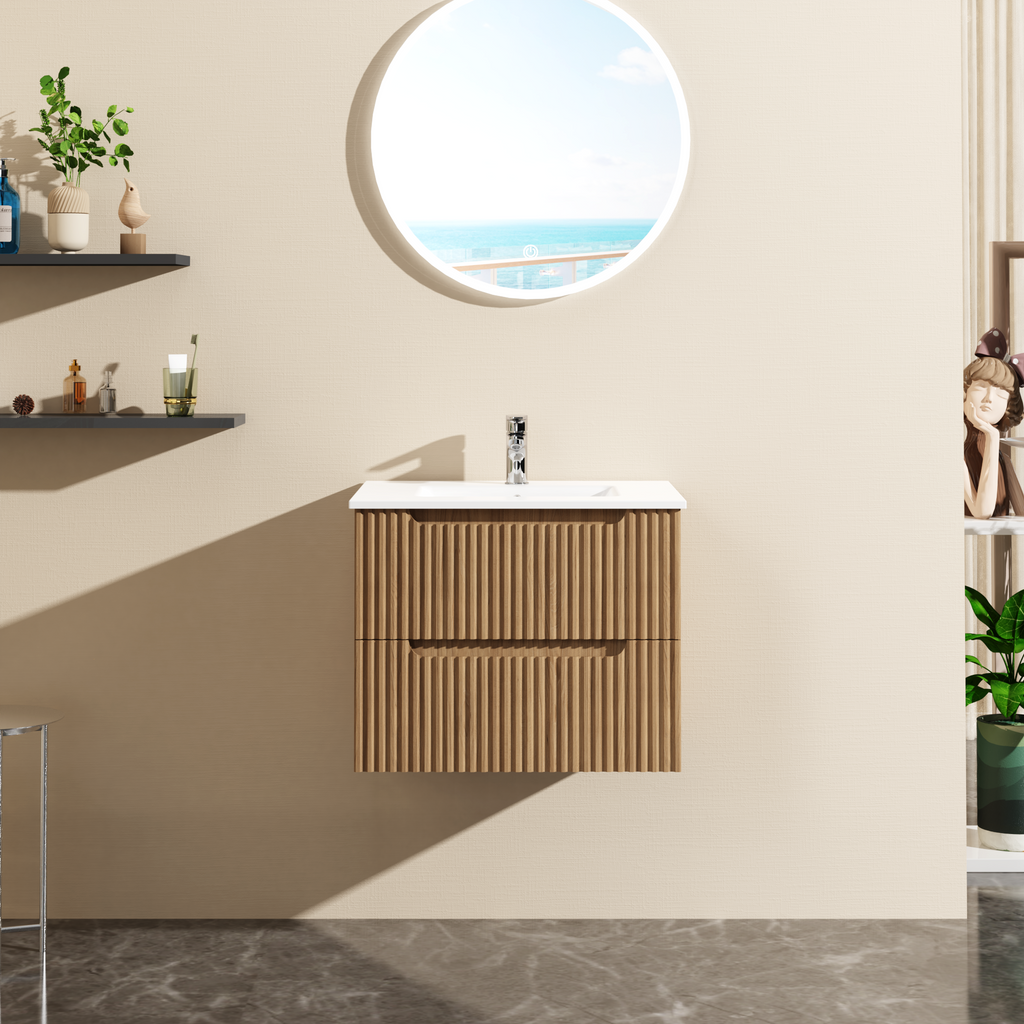 Goodyo 24" Wall-Mount Bathroom Vanity Cabinet
