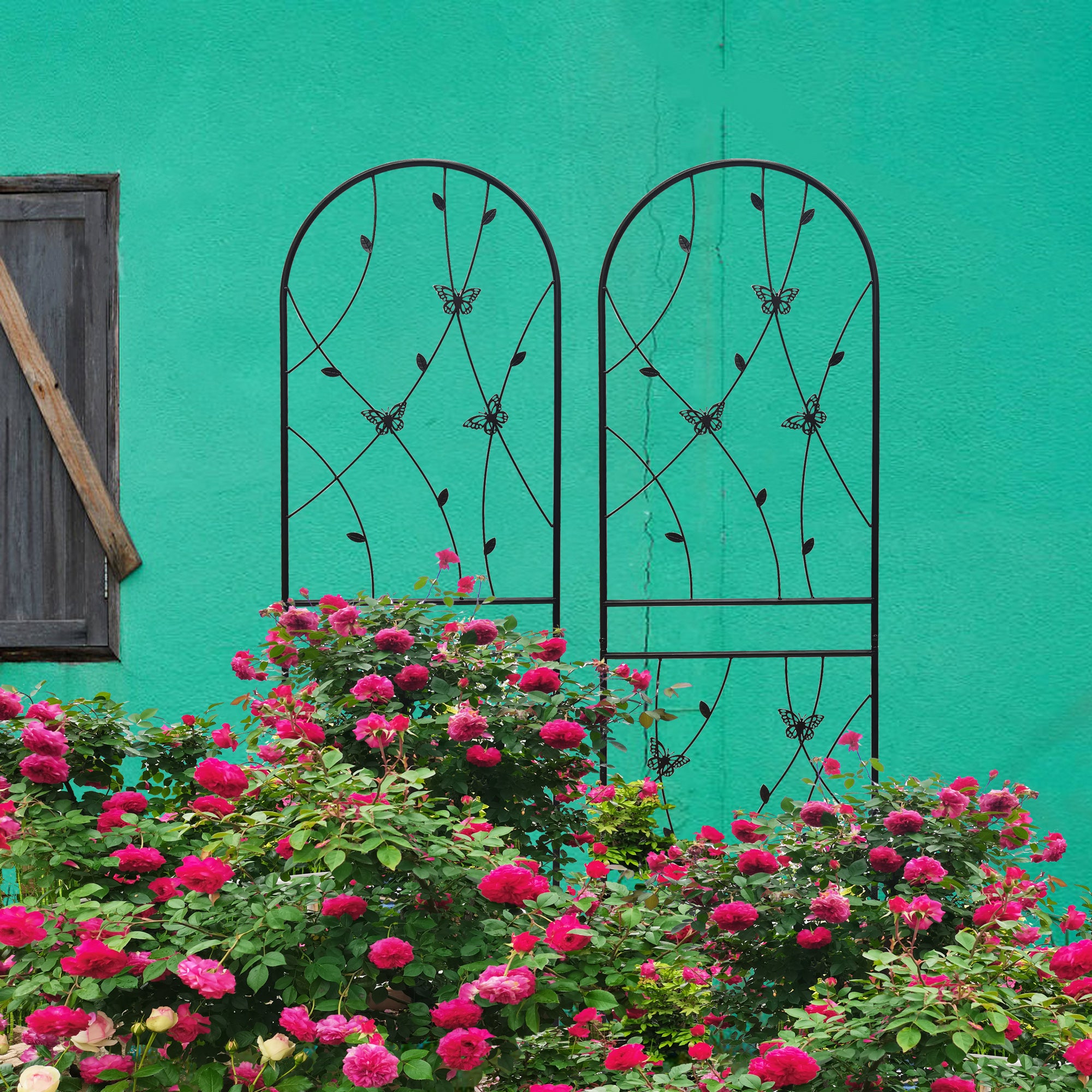 4 Pack Metal Garden Trellis
