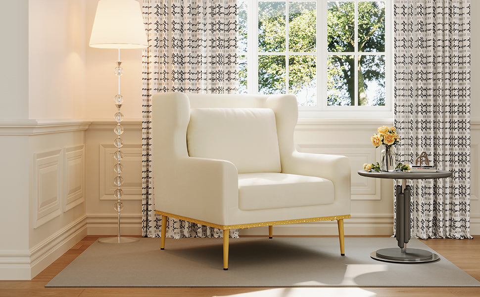 Modern Velvet Accent Chair