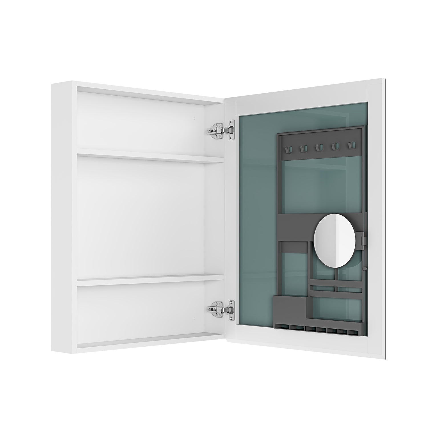 24'' W x 30'' H Surface Frameless Mirror Medicine Cabinet