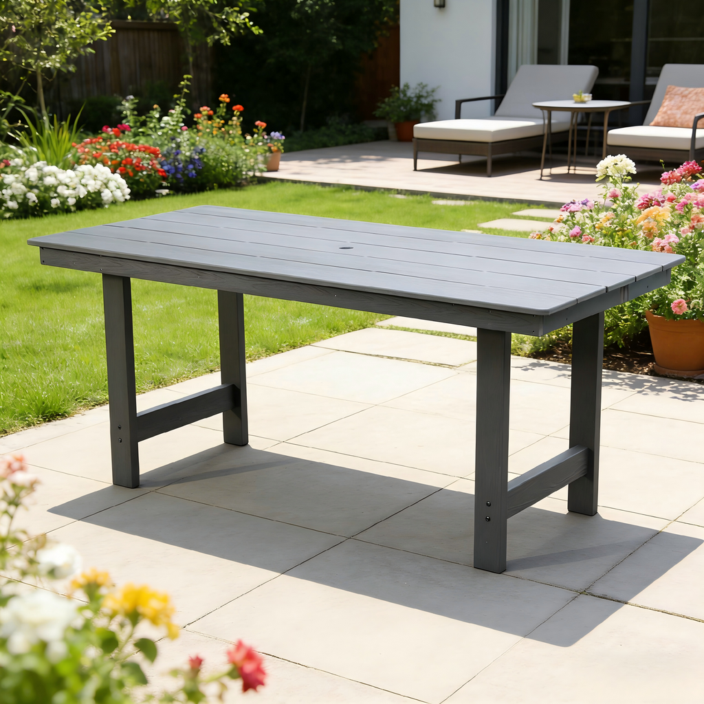 HDPE Patio Dining Family Table