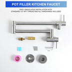 Brushed Nickel Pot Filler Faucet