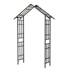 Metal Garden Arch with Adjustable Width