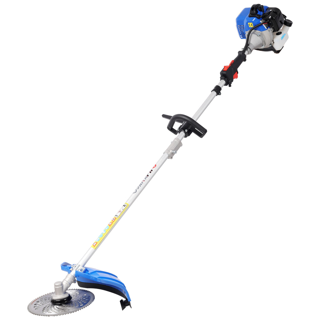 OSAKAPRO 33cc Gas Powered 3-in-1 String Trimmer with Steel and TCT Blades, Blue