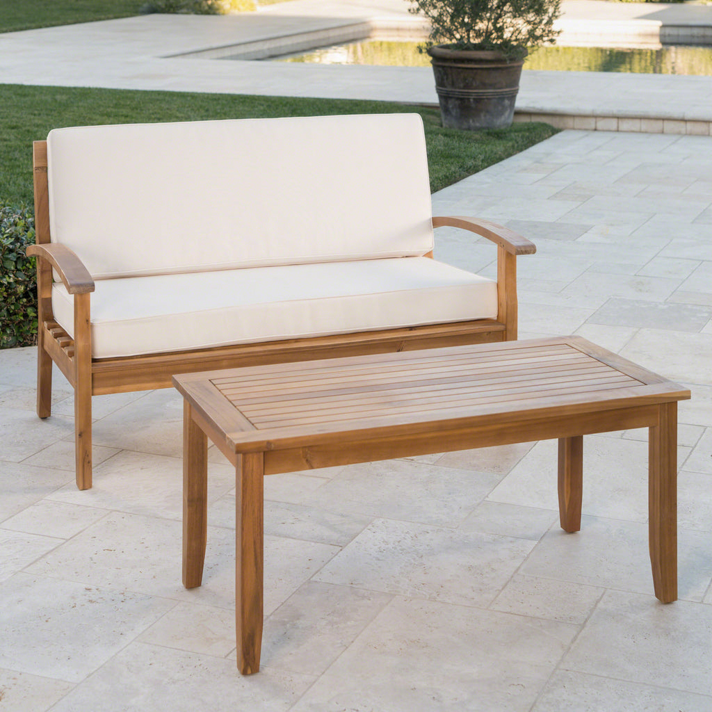 Peyton Love Seat + Coffee Table