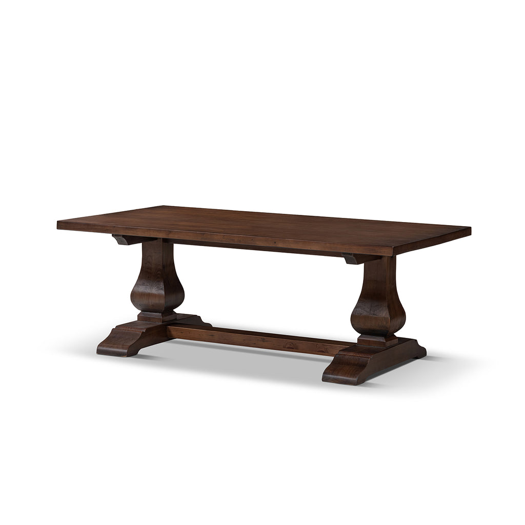Kingsley 48" Reclaimed Pine Solid Wood Coffee Table, Java