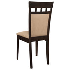Gianna Cappuccino 5-Piece Rectangular Dining Set