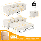 Chesterfield 3-in-1 Pull-Out Sofa Bed