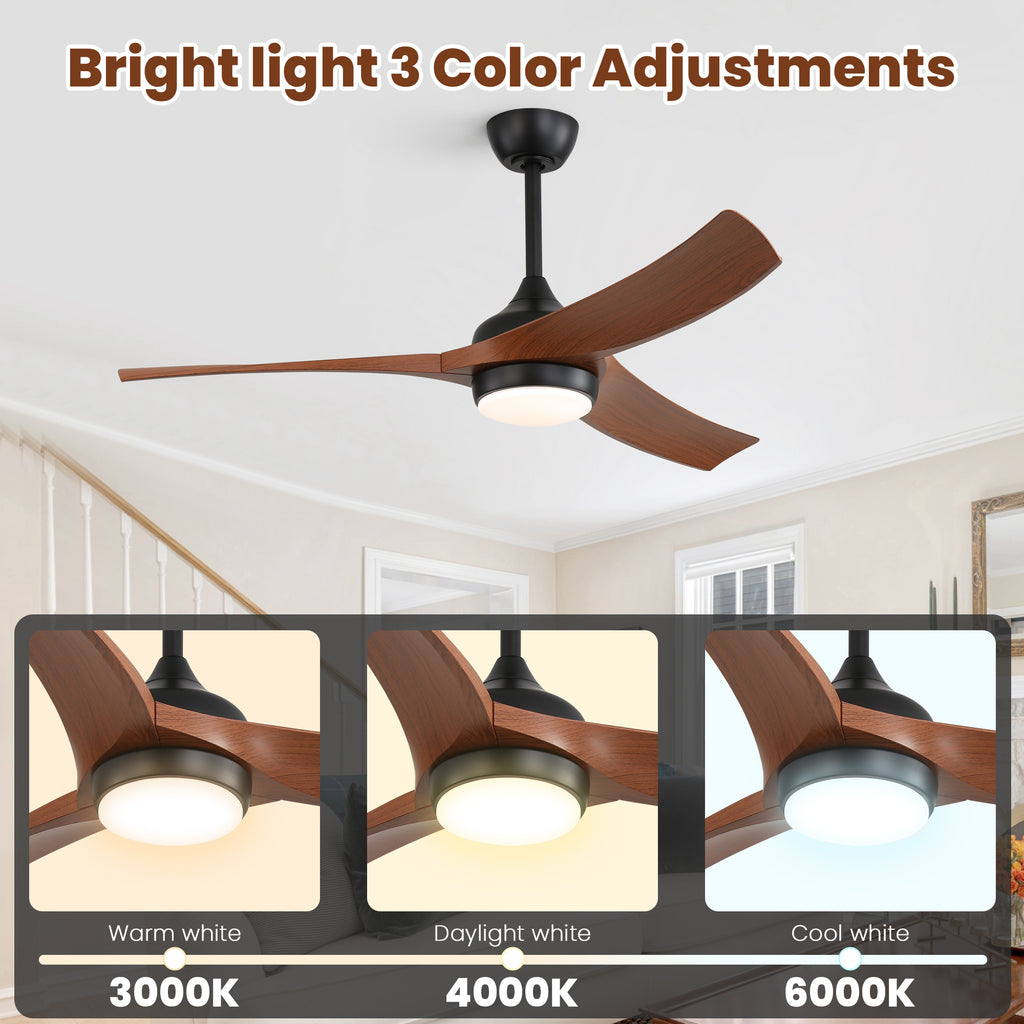 52 Inch Ceiling Fan with Light