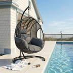 42 Extra Wide U-Base Hanging Egg Chair