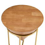 Minimalist & Luxe Wood Side Table