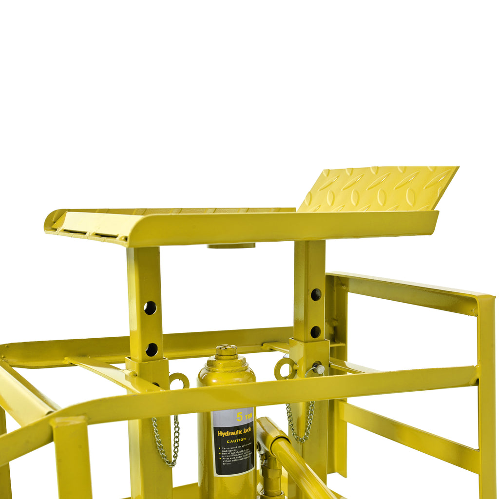 5-Ton Hydraulic Car Lift Ramps, 45-Inch, Yellow, 2-Pack