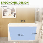 43" Acrylic Freestanding Bathtub
