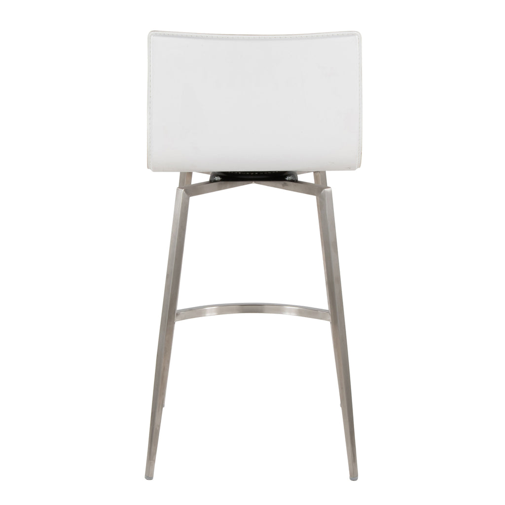 26" Upholstered Contemporary Fixed-Height Counter Stool Set