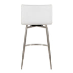 26" Upholstered Contemporary Fixed-Height Counter Stool Set