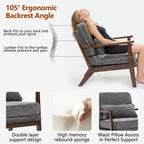 Mid-Century Modern Lounge Chair Single